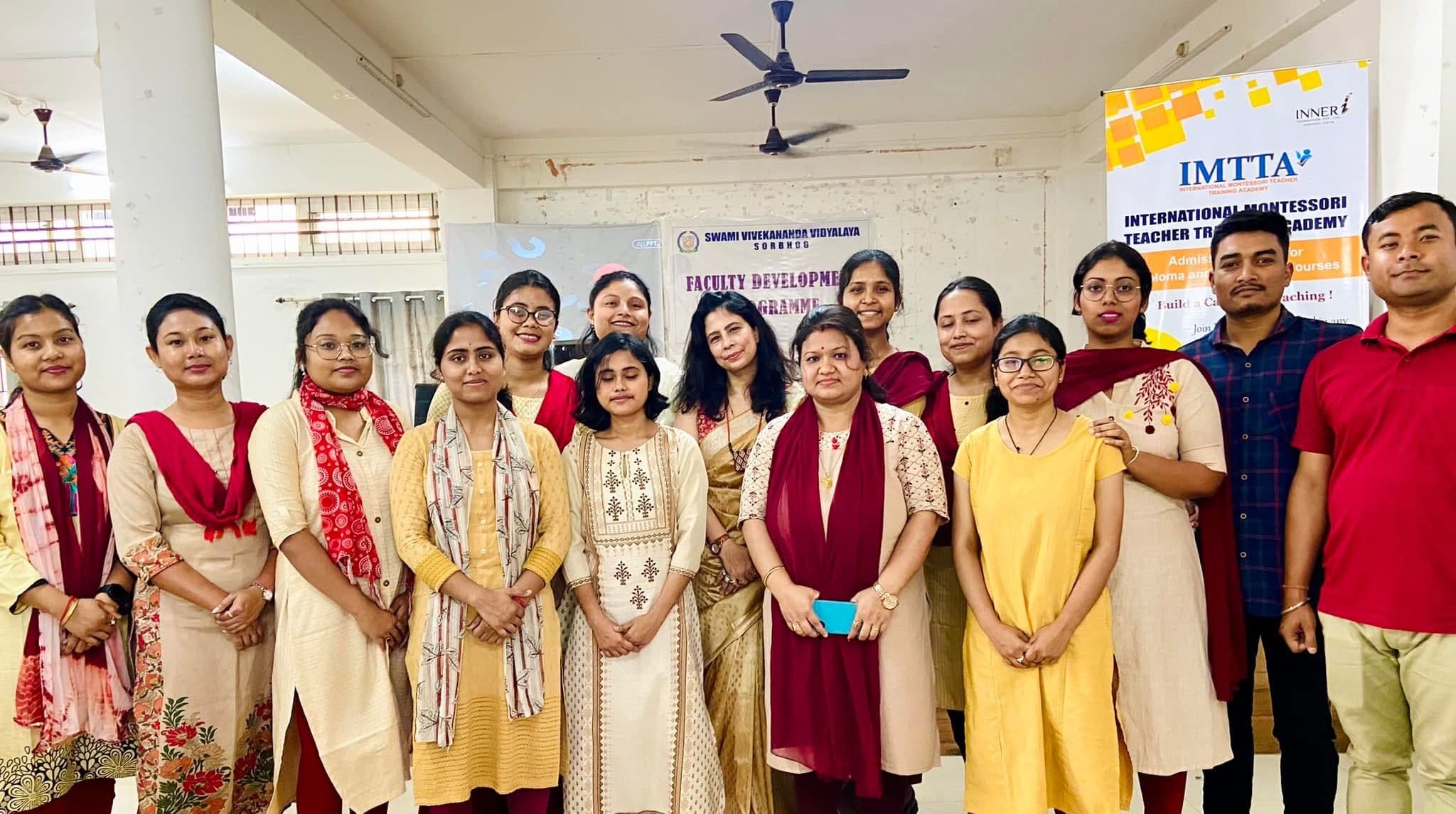 Training at Swami Vivekananda Academy, Sorbhog, Assam