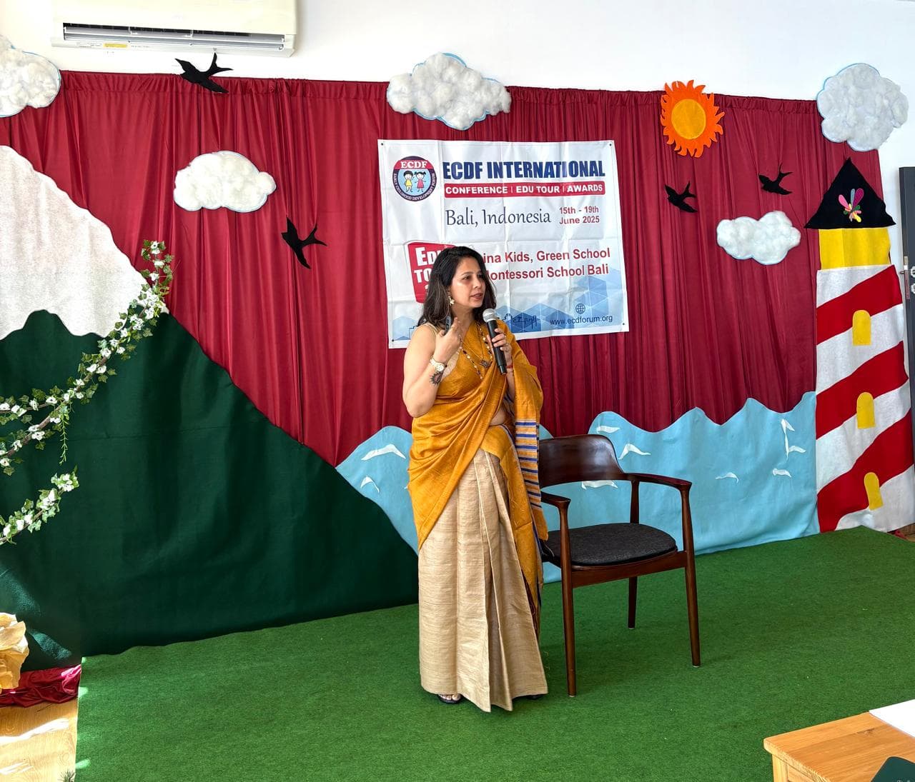 Presentation at the ECDF International Conference and Awards, Kipina Kids, Bali, Indonesia