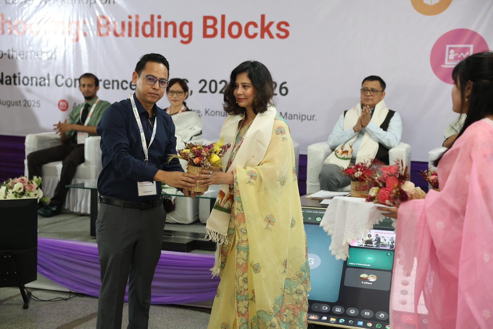 Workshop with the Ministry of Education, Govt of Manipur at Imphal