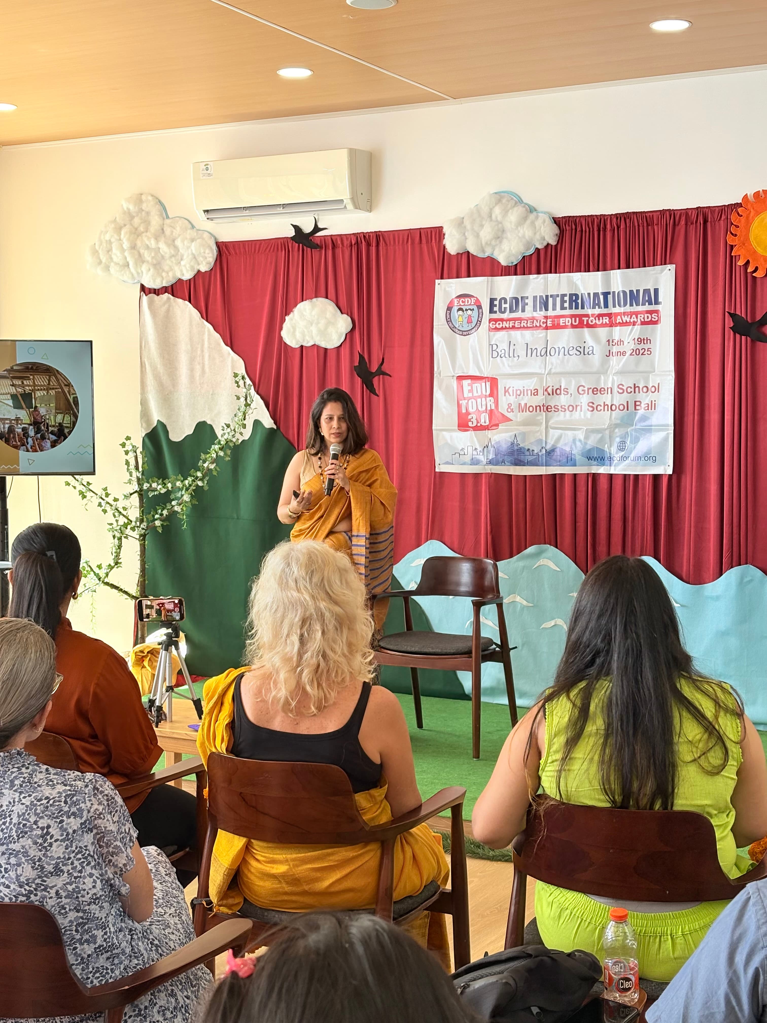 Presentation at the ECDF International Conference and Awards, Kipina Kids, Bali, Indonesia