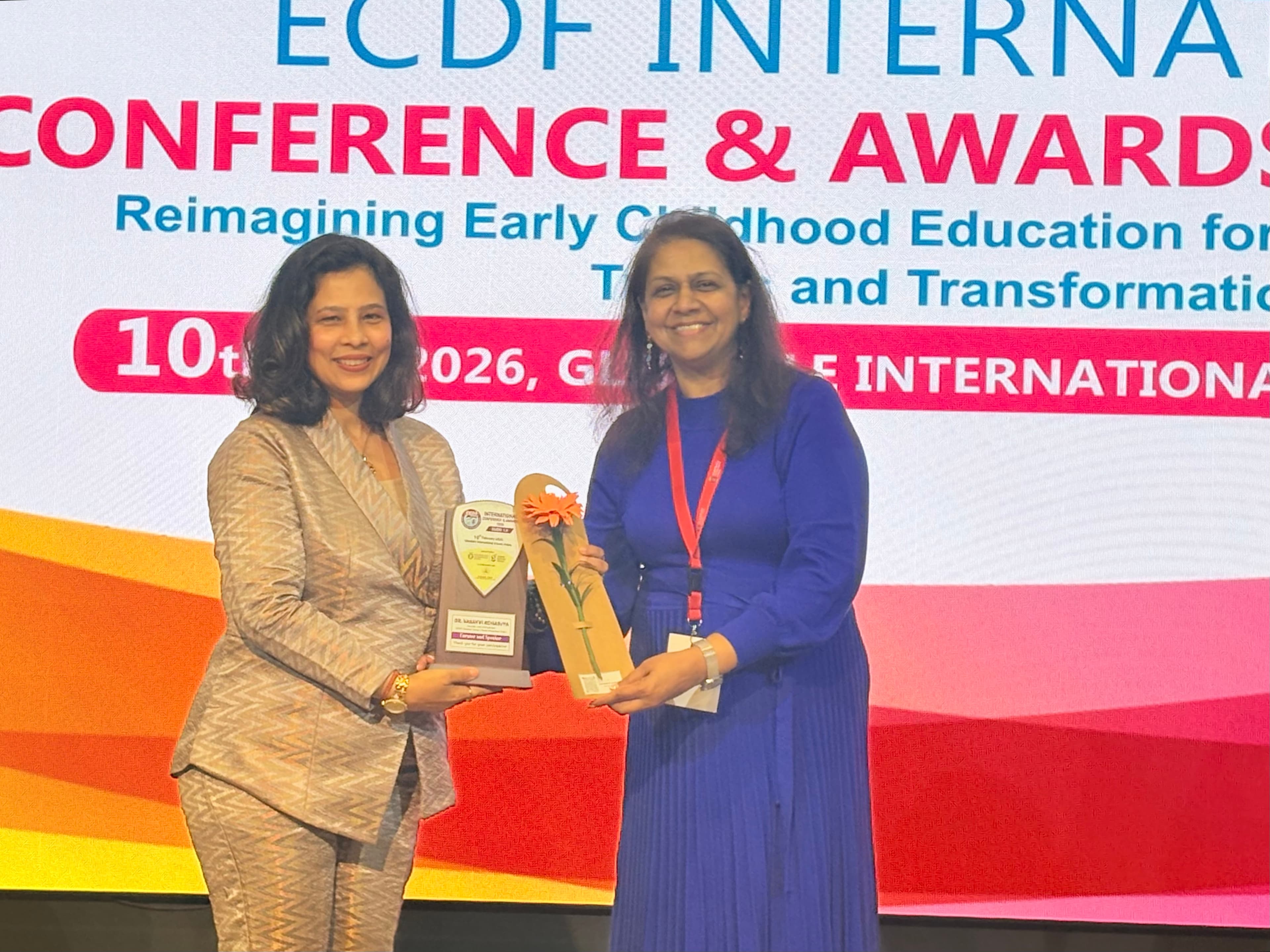 Presentation at the ECDF International Conference and Awards at Dubai